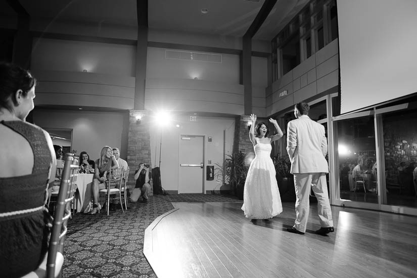 first dance at the woodlands at algonkian wedding