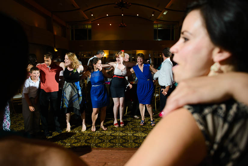 dance floor action at the woodlands at algonkian wedding