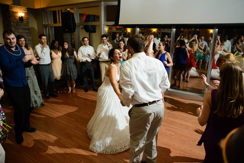 last dance at the woodlands at algonkian wedding