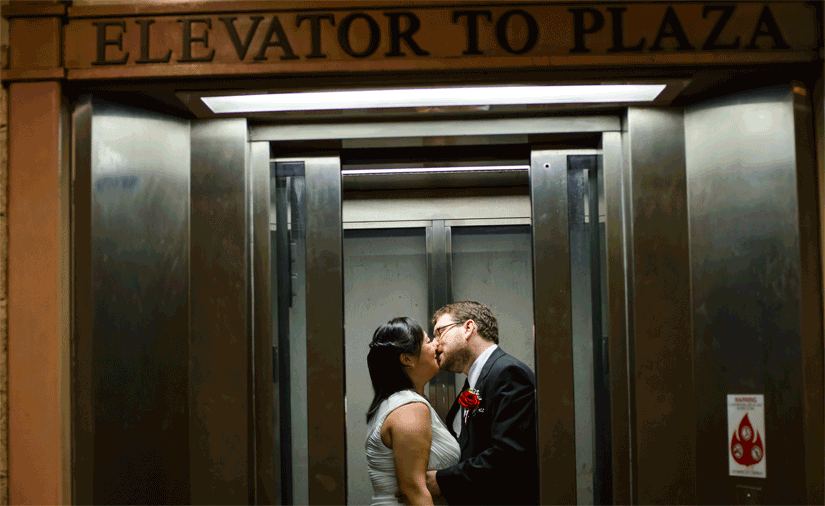 baller kissing in the elevator gif