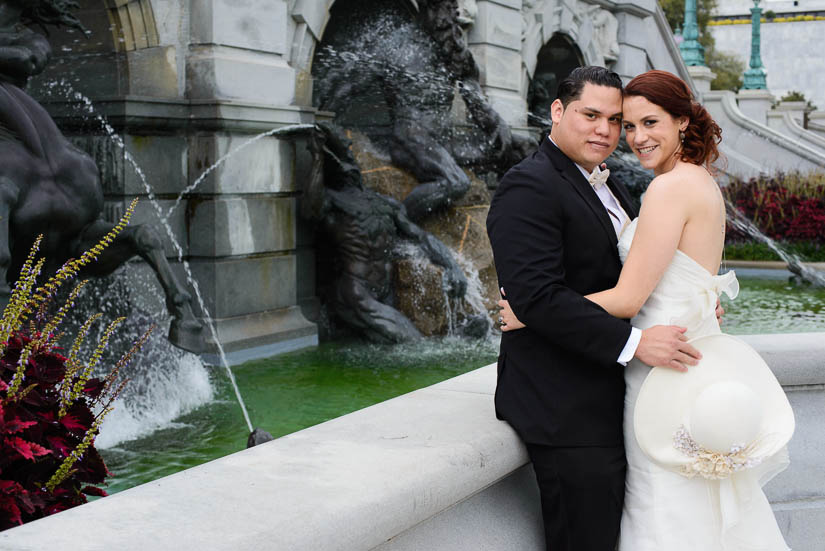 wedding portraits at the library of congress