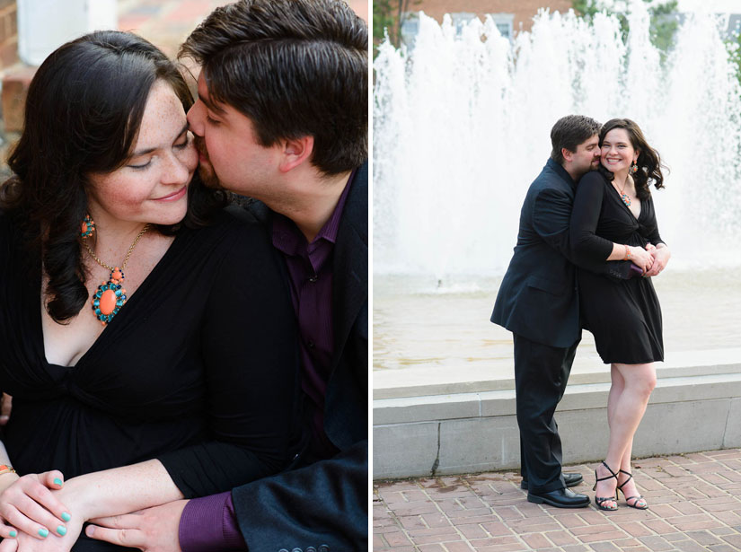old town alexandria engagement photography