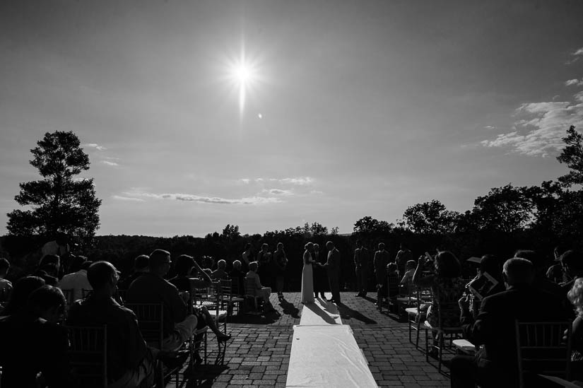 wedding photography at Sunset Crest Manor ceremony